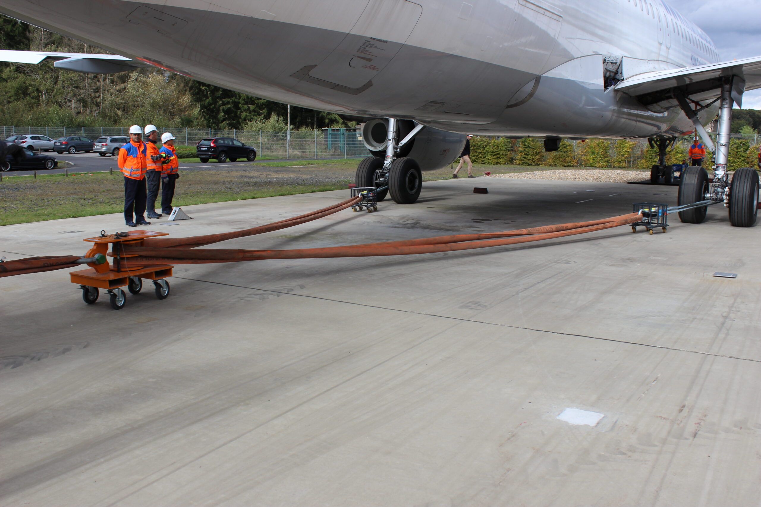 AETS, Towing, debogging, slings, load cells, shootover, kunz, AMS, Resqtec