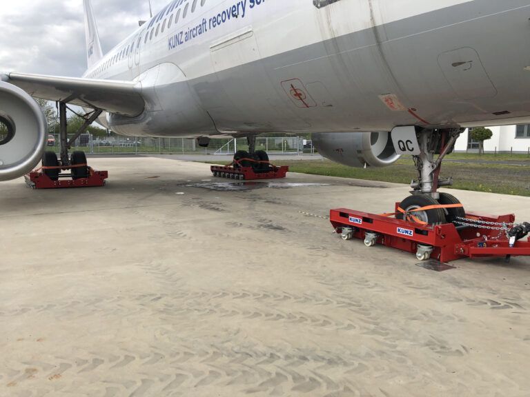 recovery dolly, flat tire, recovery, KUNZ, AMS, ResQtec